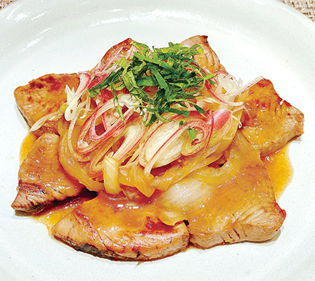 かつおのさっぱり生姜焼き