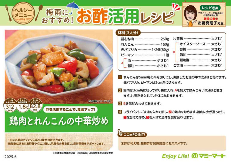 鶏肉とれんこんの中華炒め